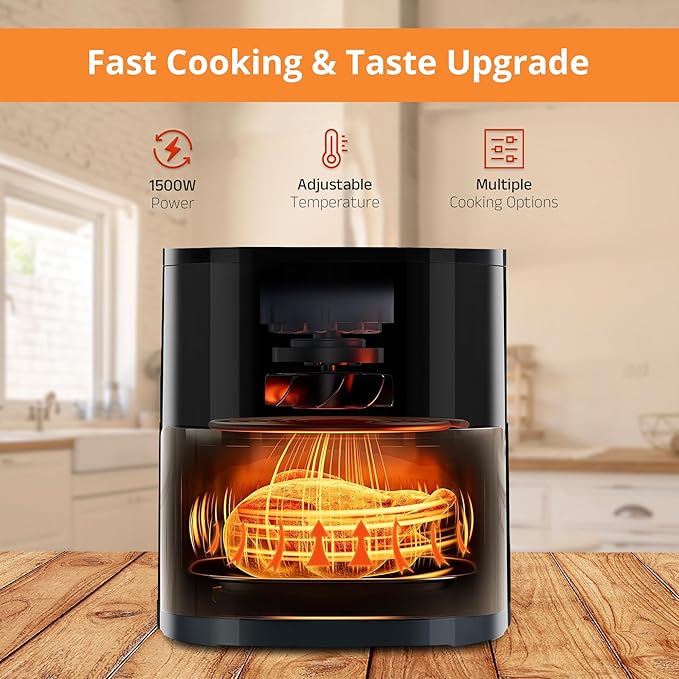 iBELL AERO FRY 420DM Air Fryer 4.2 Litre - 1500W (Black)