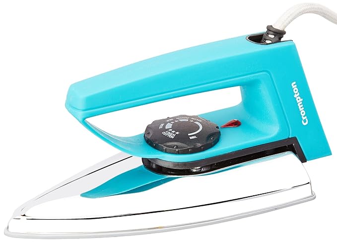 Crompton Greaves RD 750-Watt Dry Iron with Double Layer Non-stick Coating