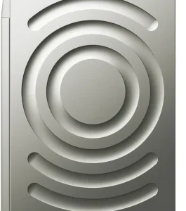 Siemens WG44A20XIN IQ700 Silver Inox 9Kg 1400 RPM Large LED Touch Display 60 Liters Soft Care Drum AI Active Water Plus with 256 Sensing Levels Front Load Washing Machine