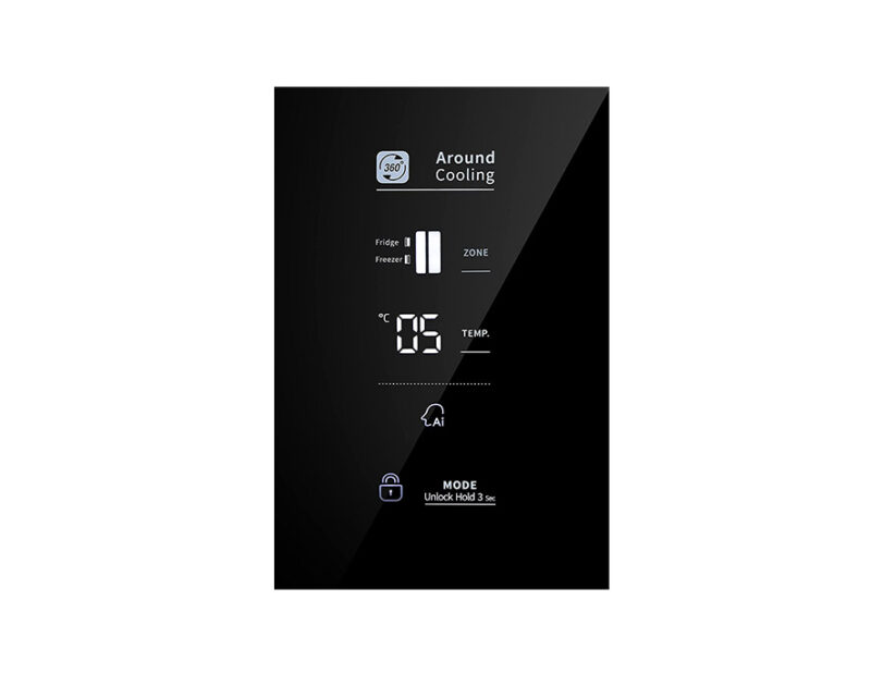 9_10070154 Godrej Side By Side Refrigerator RS EONVELVET 579 RFD PL ST