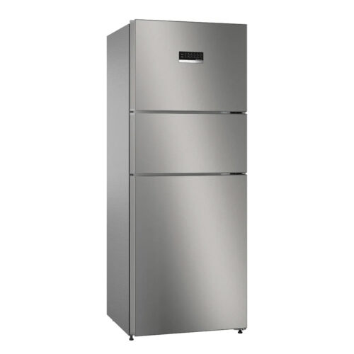 Bosch MaxFlex Convert 303L 3 Star Inverter Frost Free Triple Door Refrigerator (2023 model, CMC33K03NI, 8-in-1 Convertible, UV Protected Body Shield, VitaFresh Technology, Adaptive UI, Sparkly Steel)