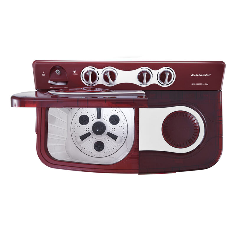 Kelvinator 8 kg Top Loading Semi-Automatic Washing Machine with 3D Aqua clean (KWS-A800CR)