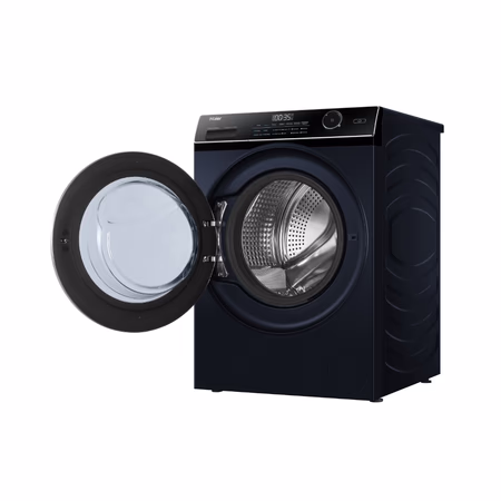 Haier 9 kg Fully Automatic Front Load Washing Machine with In-built Heater Black  (HW90-DM14959CBKU1)