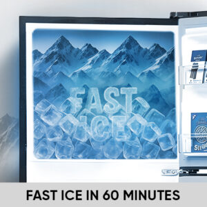 SHARP 265 L 2 Star 7 in 1 Convertible mode Frost Free Double Door Refrigerator | Japan 7 Shield Protection | Hi-Tech Inverter | ISI Certified Mirror Glass Finish Door | (Galaxy Strom, SJ-FF305V2-GKG)