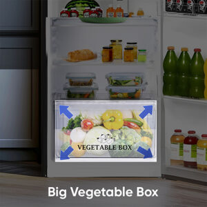 SHARP 265 L 2 Star 7 in 1 Convertible mode Frost Free Double Door Refrigerator | Japan 7 Shield Protection | Hi-Tech Inverter | ISI Certified Mirror Glass Finish Door | (Galaxy Strom, SJ-FF305V2-GKG)