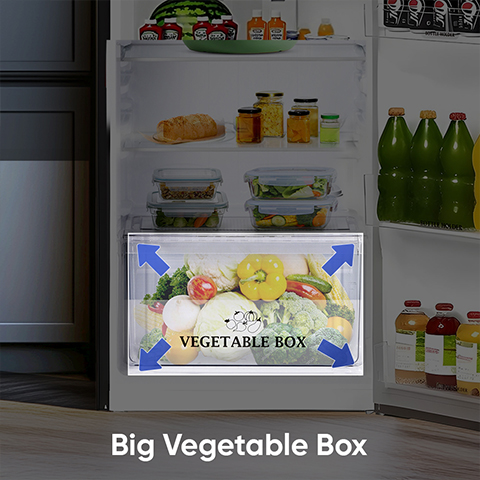 SHARP 265 L 2 Star 7 in 1 Convertible mode Frost Free Double Door Refrigerator | Japan 7 Shield Protection | Hi-Tech Inverter | ISI Certified Mirror Glass Finish Door | (Galaxy Strom, SJ-FF305V2-GKG)