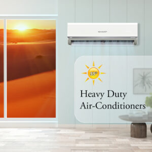 SHARP 2.0 Ton, 3 Star, Split Air Conditioner with Seiryo, Convertible 5-in-1 Cooling, Copper Condenser, AH-SI19V3B-GC