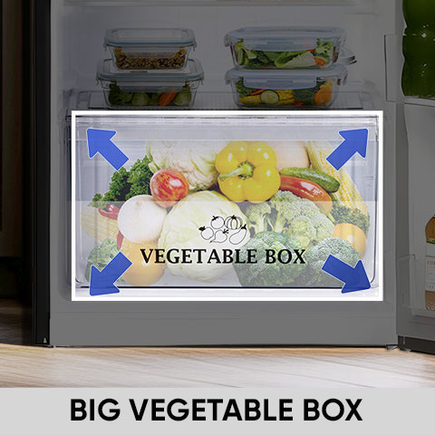 SHARP 265 L 2 Star 7 in 1 Convertible mode Frost Free Double Door Refrigerator | Japan 7 Shield Protection | Hi-Tech Inverter | ISI Certified Mirror Glass Finish Door | (Galaxy Strom, SJ-FF305V2-GKG)