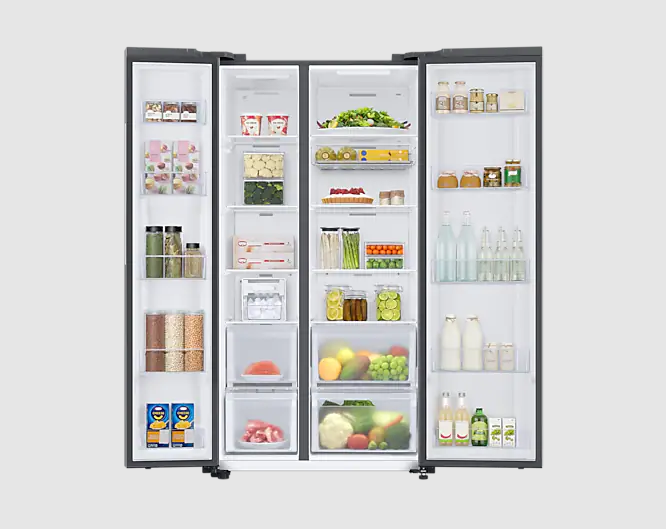Samsung 653L BESPOKE Convertible 5in1 Side by Side Refrigerator (RS76CB811333)