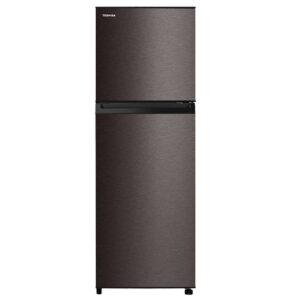 TOSHIBA 252L DOUBLE DOOR REFRIGERATOR SATIN GREY (GR-RT302WE-PMI(37))