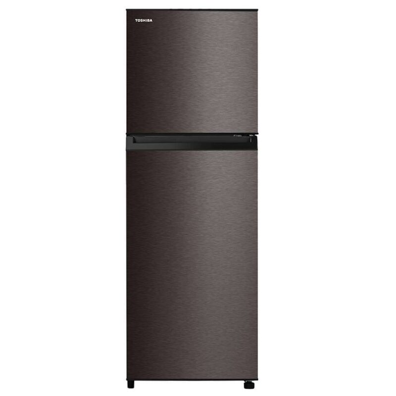 TOSHIBA 252L DOUBLE DOOR REFRIGERATOR SATIN GREY (GR-RT302WE-PMI(37))