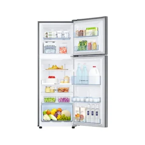in-double-door-rt28c3732s8-hl-front-open-with-food--silver-535578805 236 L Convertible Freezer Double Door Refrigerator RT28C3732S8