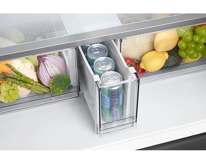 650 L 4 Door Convertible French Door Refrigerator RF65DG90BDSG