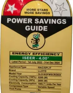 LLOYD GLS18I3FWSCR 1.5TN 3* INV