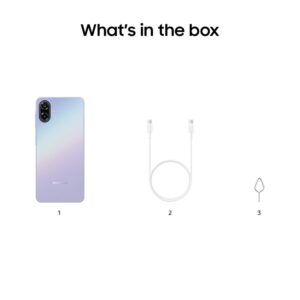 Samsung Galaxy A07 5G Smartphone (Light Violet, 4GB RAM, 128GB Storage)