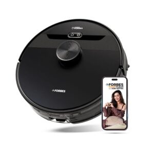 Eureka Forbes SmartClean Home Mapping Nuo S2, 9000Pa High Suction Robotic Vacuum Cleaner | LiDAR 3.0 | Wet Mopping | 5-Hour Run Time | Covers 3000+ Sq. Ft. | Smart App Control