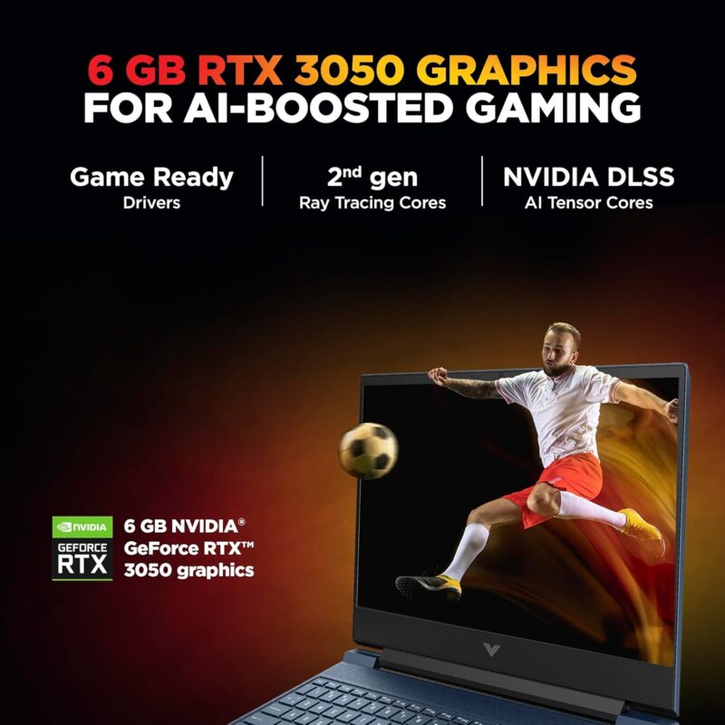 719yVvHH8KL._SL1500_ HP Victus, AMD Ryzen 5 8645HS, 6GB RTX 3050 Gaming Laptop (16GB DDR5, 512GB SSD),144Hz,300 nits,IPS, 15.6''/39.6cm, FHD, Win11, Office 24, Blue, 2,29kg, Backlit Kb,HD Camera, fb3012AX