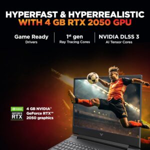 HP Victus, 13th Gen Intel Core i5-13420H, 4GB RTX 2050, 16GB DDR4 (Upgradeable) 512GB SSD, 144Hz, IPS, 300 nits, FHD, 15.6''/39.6cm, Win11, M365* Office24, Mica Silver, 2.3kg, fa2703tx Gaming Laptop