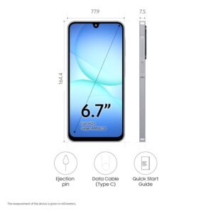 Samsung Galaxy A17 5G (Gray, 8GB RAM, 128GB Storage)