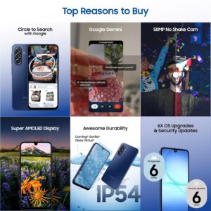 Samsung Galaxy A17 5G (Gray, 8GB RAM, 128GB Storage)