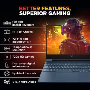 81+tXzpnb+L._SL1500_ HP Victus, AMD Ryzen 5 8645HS, 6GB RTX 3050 Gaming Laptop (16GB DDR5, 512GB SSD),144Hz,300 nits,IPS, 15.6''/39.6cm, FHD, Win11, Office 24, Blue, 2,29kg, Backlit Kb,HD Camera, fb3012AX