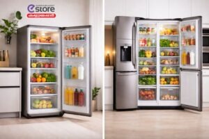 single door vs double door fridge
